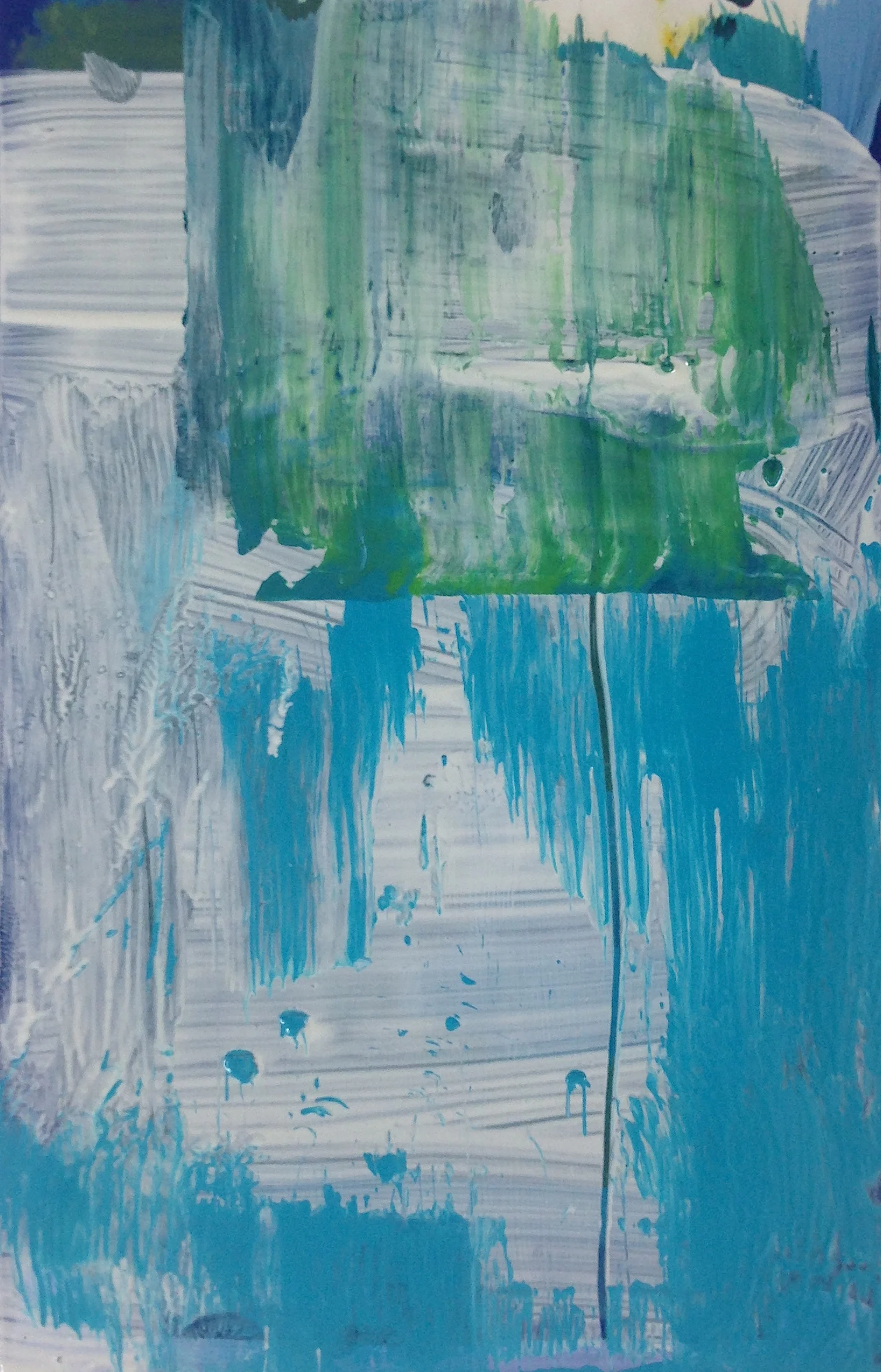 Scale, 18x13cms, Oil on paper, 2015