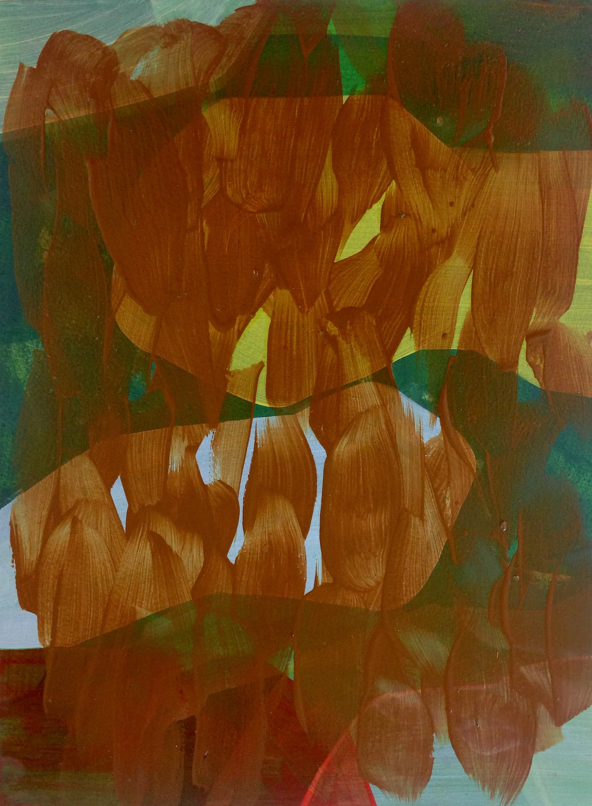 Whip, 36x27cms, Oil on paper, 2015