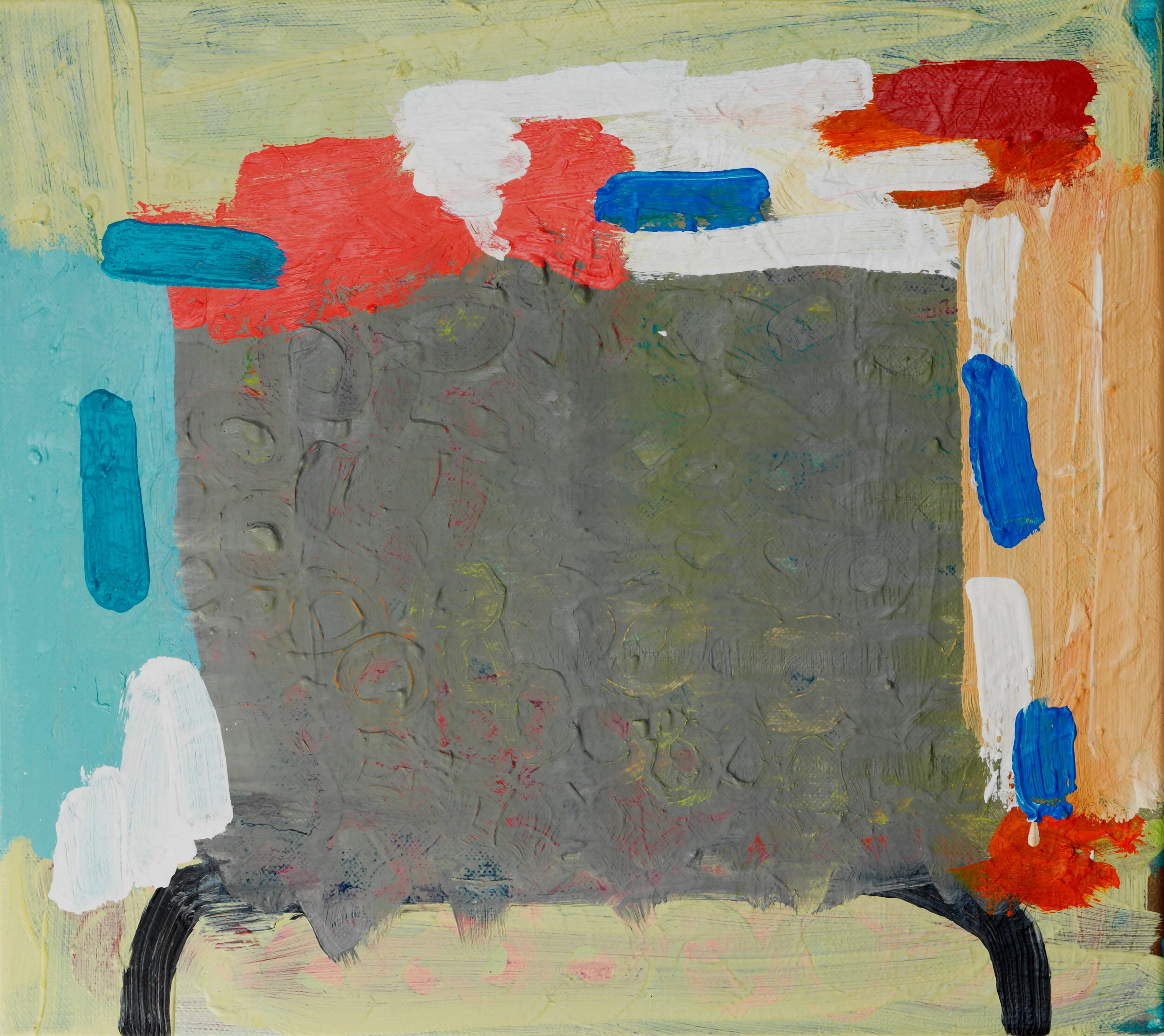 Dissolve, 40x45cms, Oil on linen, 2015-19.