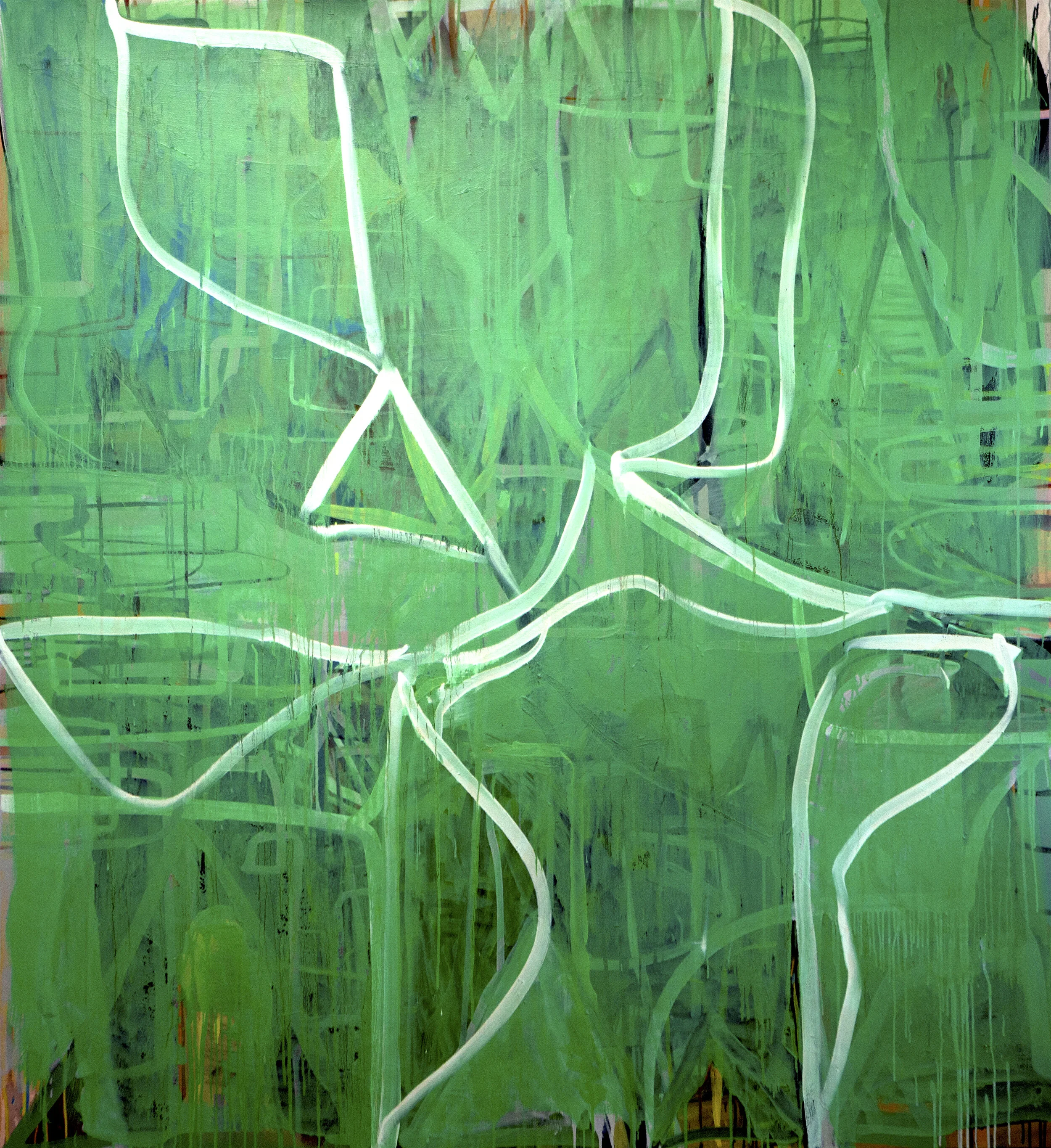 Older, 182x170cms, Oil on canvas, 2011.
