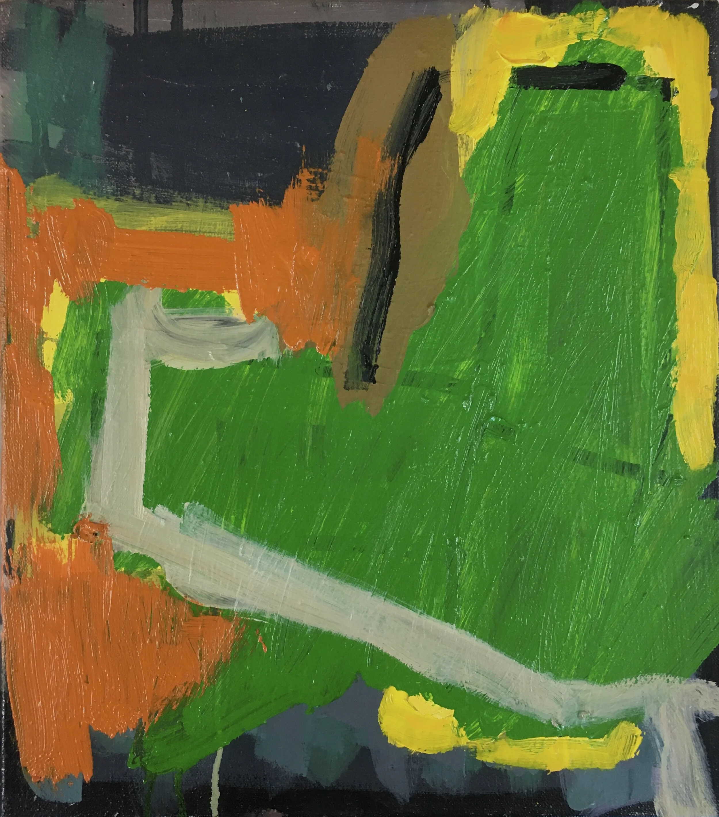 Mass, 40x35cms, Oil on canvas, 2014-20.