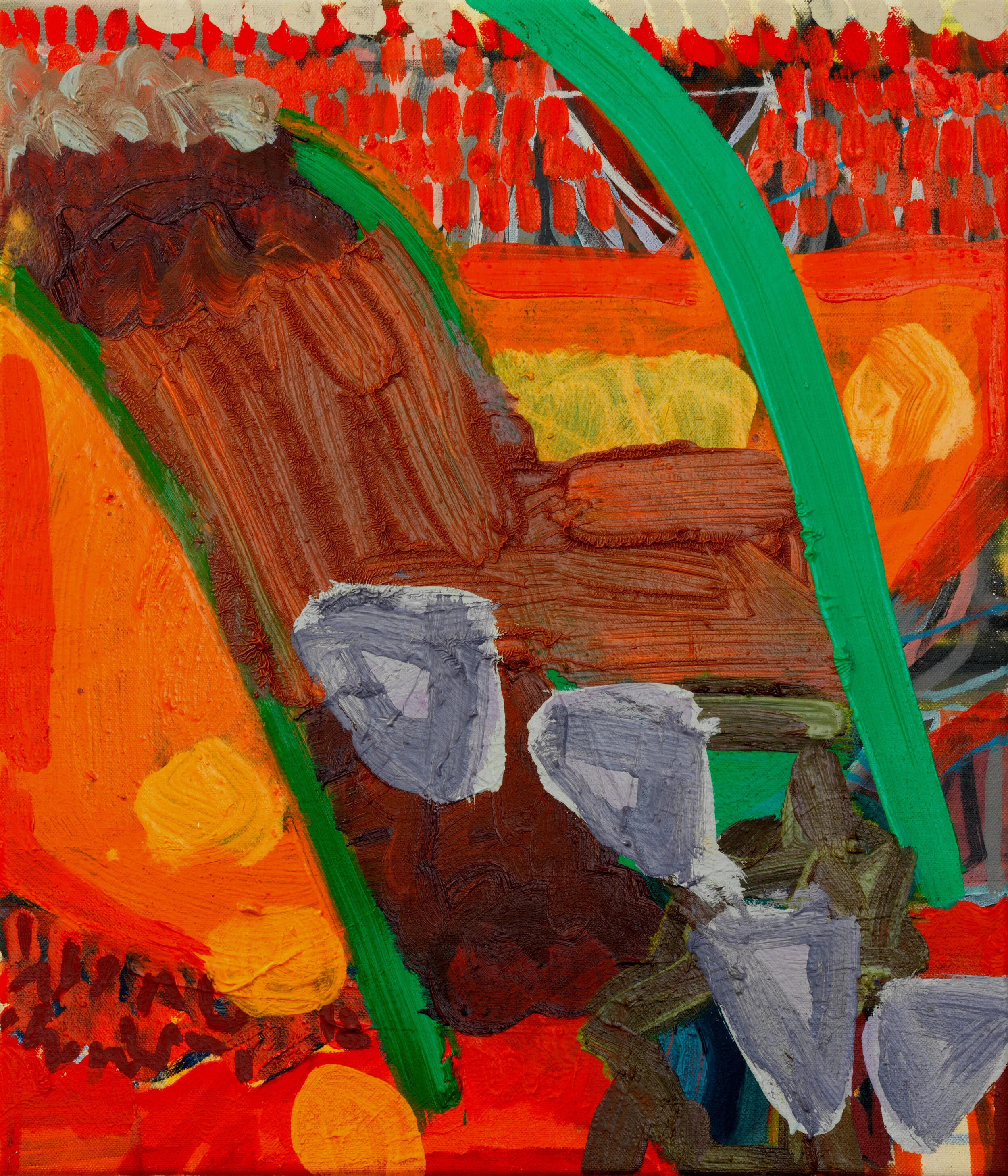 Stack, 35x30cms, Oil on canvas, 2013-19.