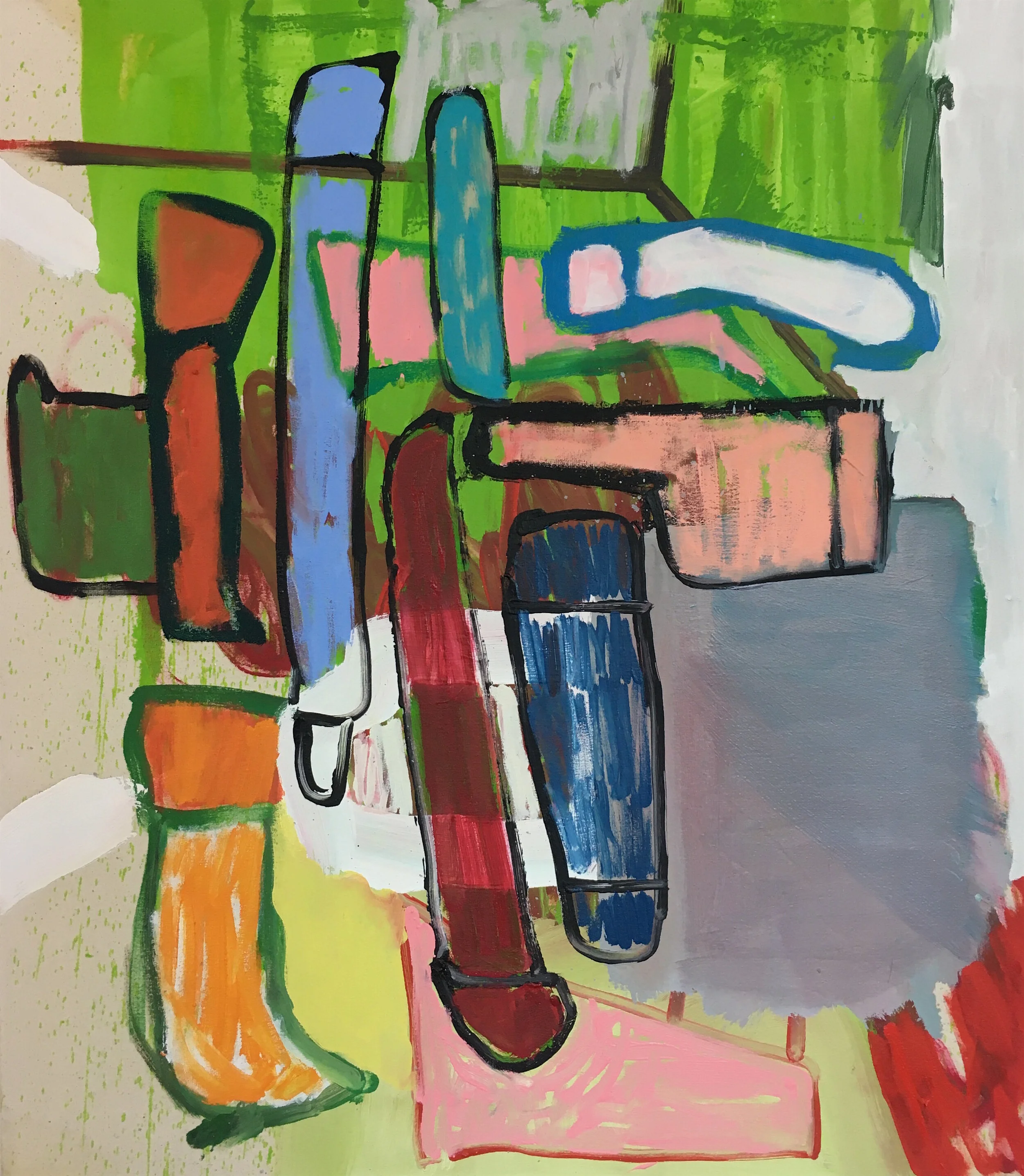 Consumer, 85x75cms, Oil on canvas, 2019-20.