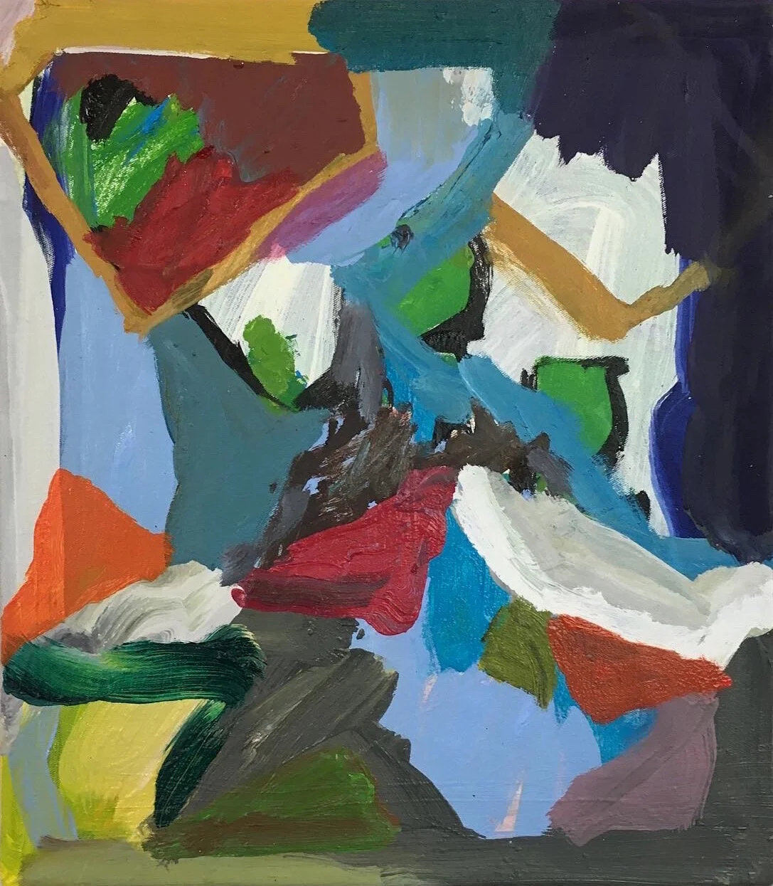Devour, 40x36cms, Oil on Cotton, 2013-20.