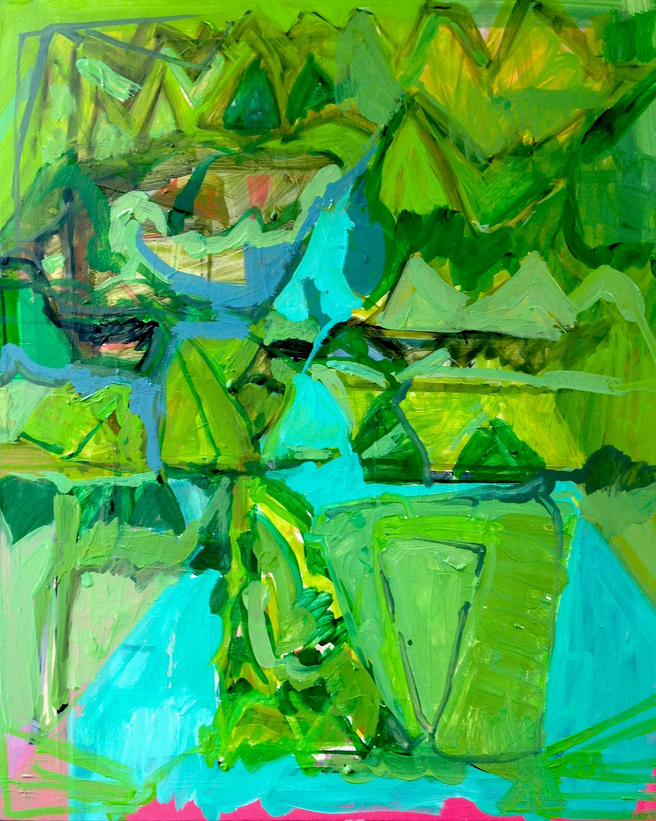 Greed, 50x40cms, Oil on panel, 2015