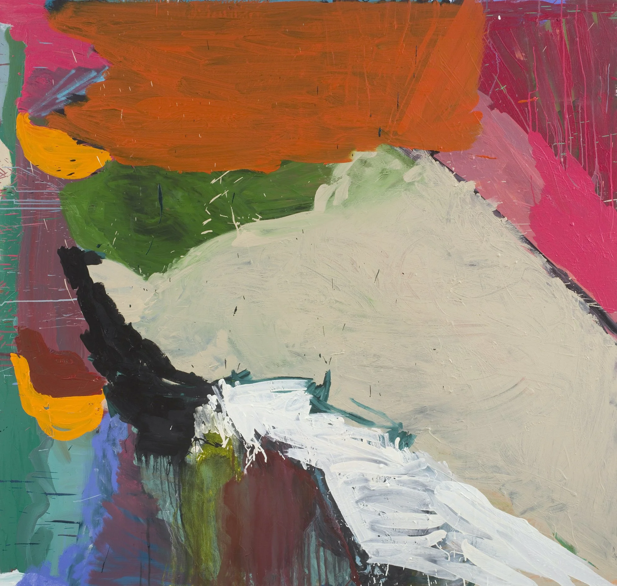 Grind, 165x175cms, Oil on canvas, 2021