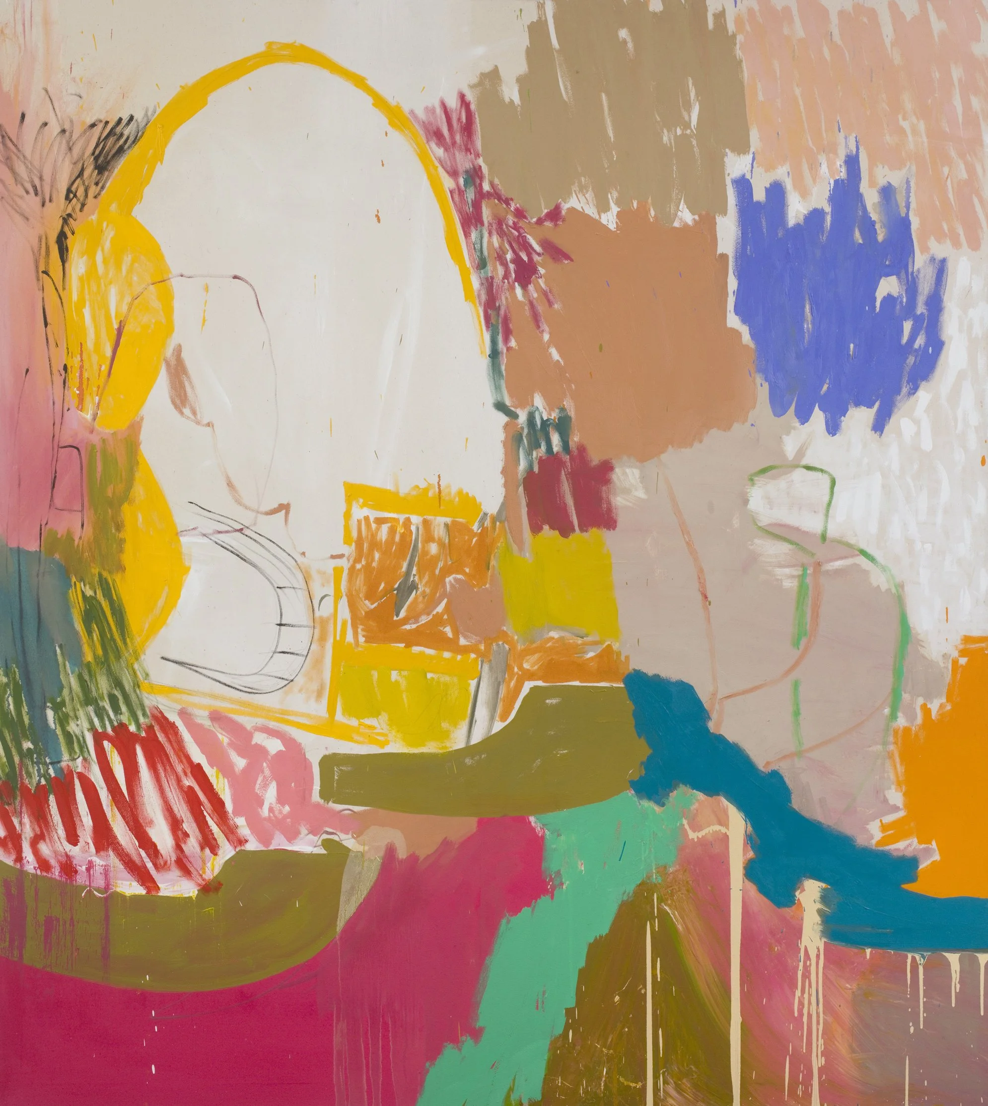 Meddle, 195x175cms, Oil on Canvas, 2021-22