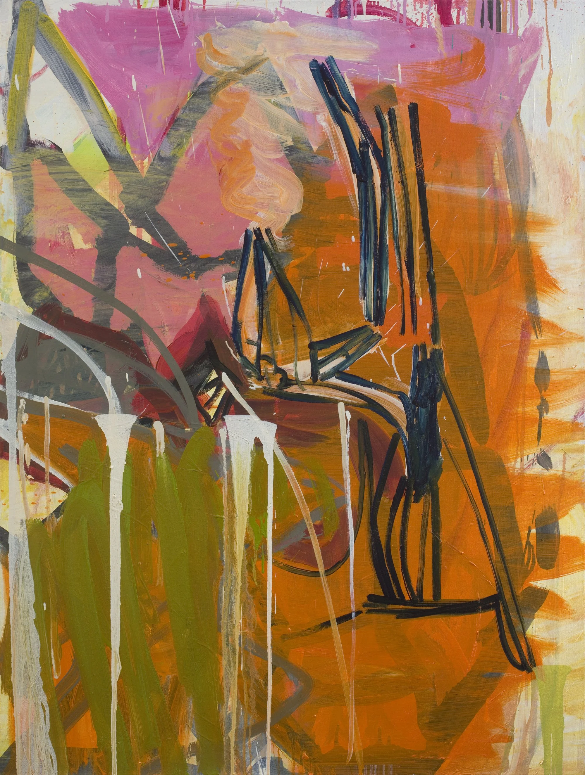 Brand, 120x90cms, Oil on canvas, 2018