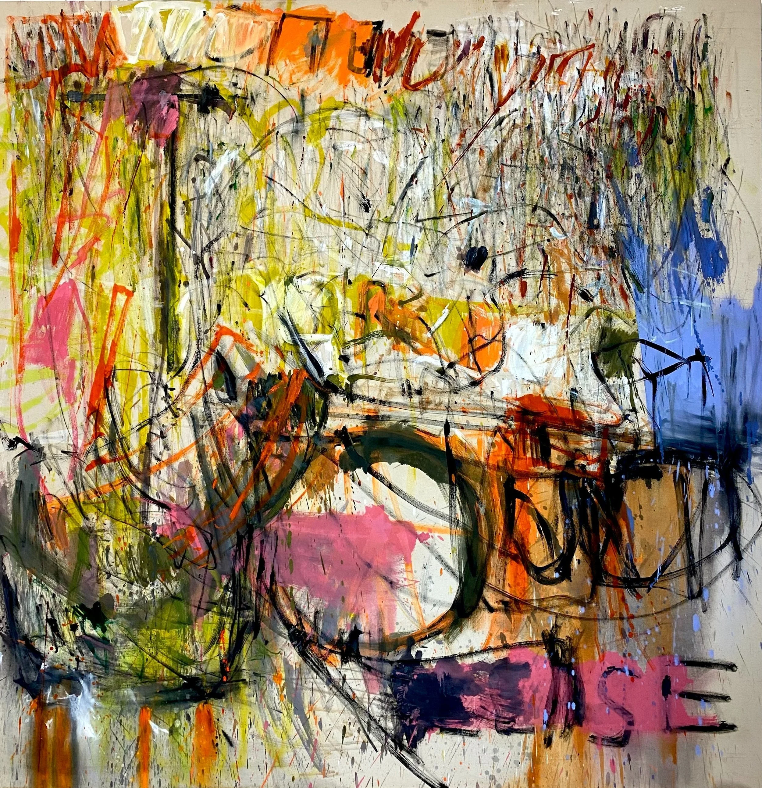 Pleaser, 190x185cms, Oil on canvas, 2024