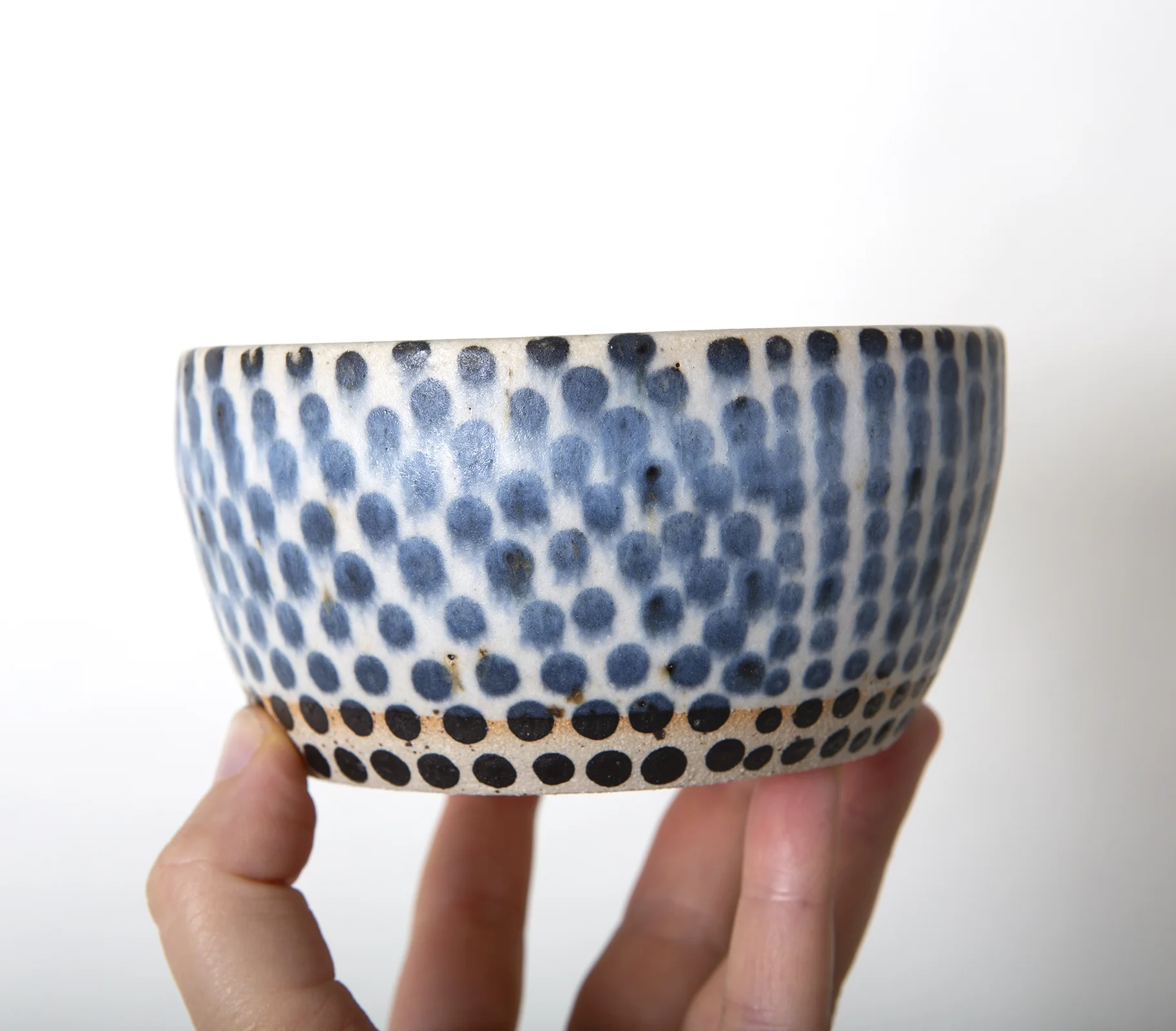black white polka dot matcha bowl 1.jpg