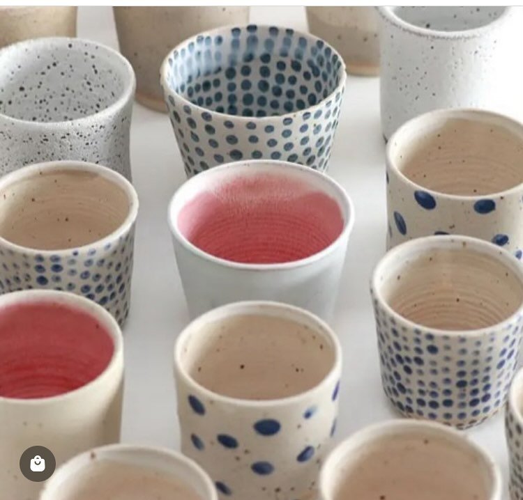 Happy Monday! A new retailer is welcome on board! 👍😊❤️. Sending pottery love to Washington, Leavenworth, Posy Handpicked Goods @posyhandpickedgoods 👍Thank you very much Laurie😊. The cups will be available approximately after 2 weeks 👍😊☕️.
.
.
.