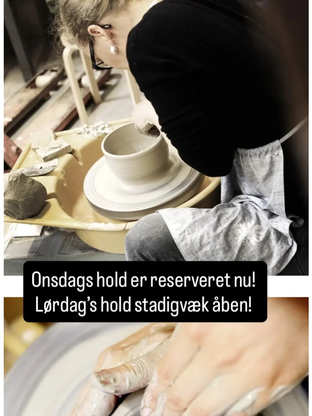 KURSER - onsdags hold er optaget nu, l&oslash;rdag er stadigv&aelig;k pladser, du kan se dem under min shop, hvis du har sp&oslash;rgsm&aring;l, skriv til mig p&aring; eeli@eeli.dk eller ring p&aring; 2083 6687☕️#pollipots @pollipots #inspiration #ku