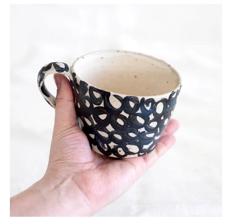 ⭐️⭐️⭐️⭐️⭐️These cups are gorgeous! Sturdy, stylish, and handmade with love. I&rsquo;ve already gotten compliments from friends! - Y from New Hampshire - thank you very much! #feedback #mugsfeedback #review #pollipots @pollipots