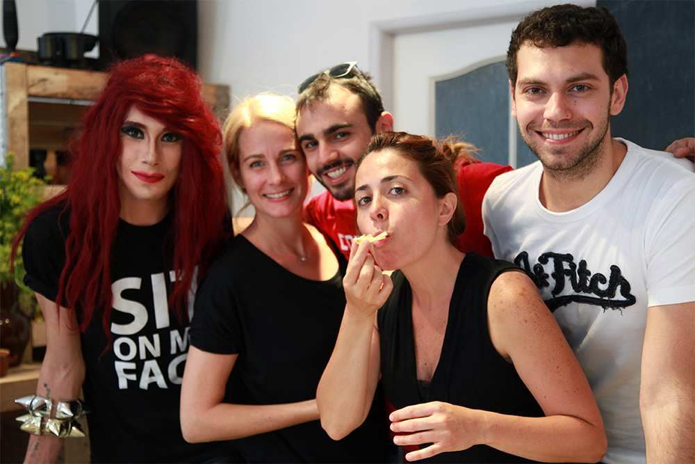  (L to R) Hans Harling, Cornelia Krafft, Ad Achkar, Miriane Zgheib, Hadi E.&nbsp;Damien.  Photography: Ad Achkar | Copyright: www.pq-lb.org 