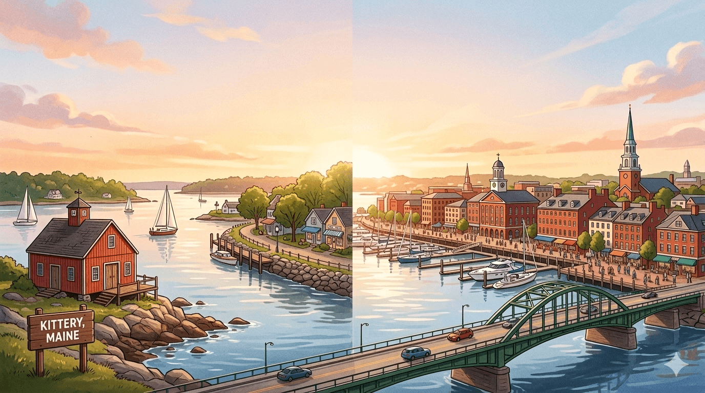 Kittery vs Portsmouth: Where Should You Stay?