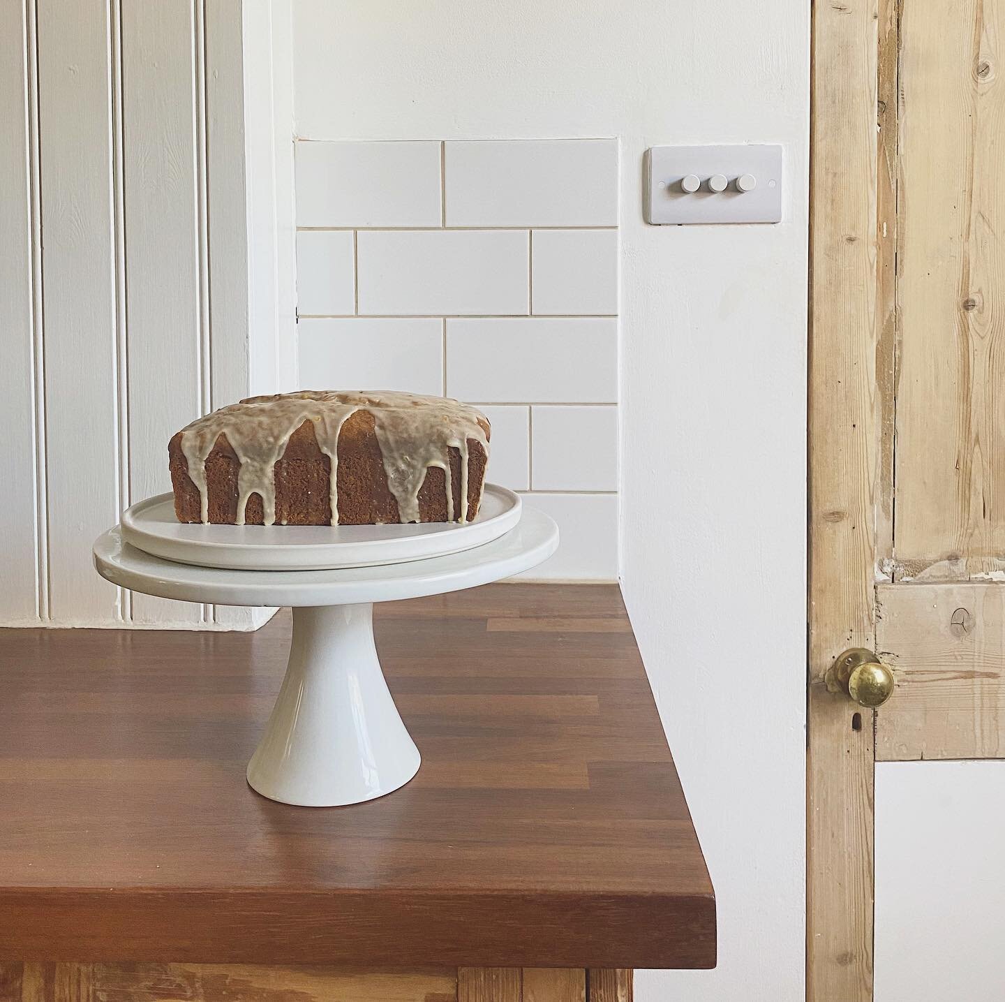 Parsnip loaf cake. Like a carrot cake, but with parsnips {dug from my dad&rsquo;s garden}. It also has in it, orange zest, ginger, nutmeg and walnuts. Drizzled with an orange icing to finish.

My kids aren&rsquo;t impressed; they don&rsquo;t believe 