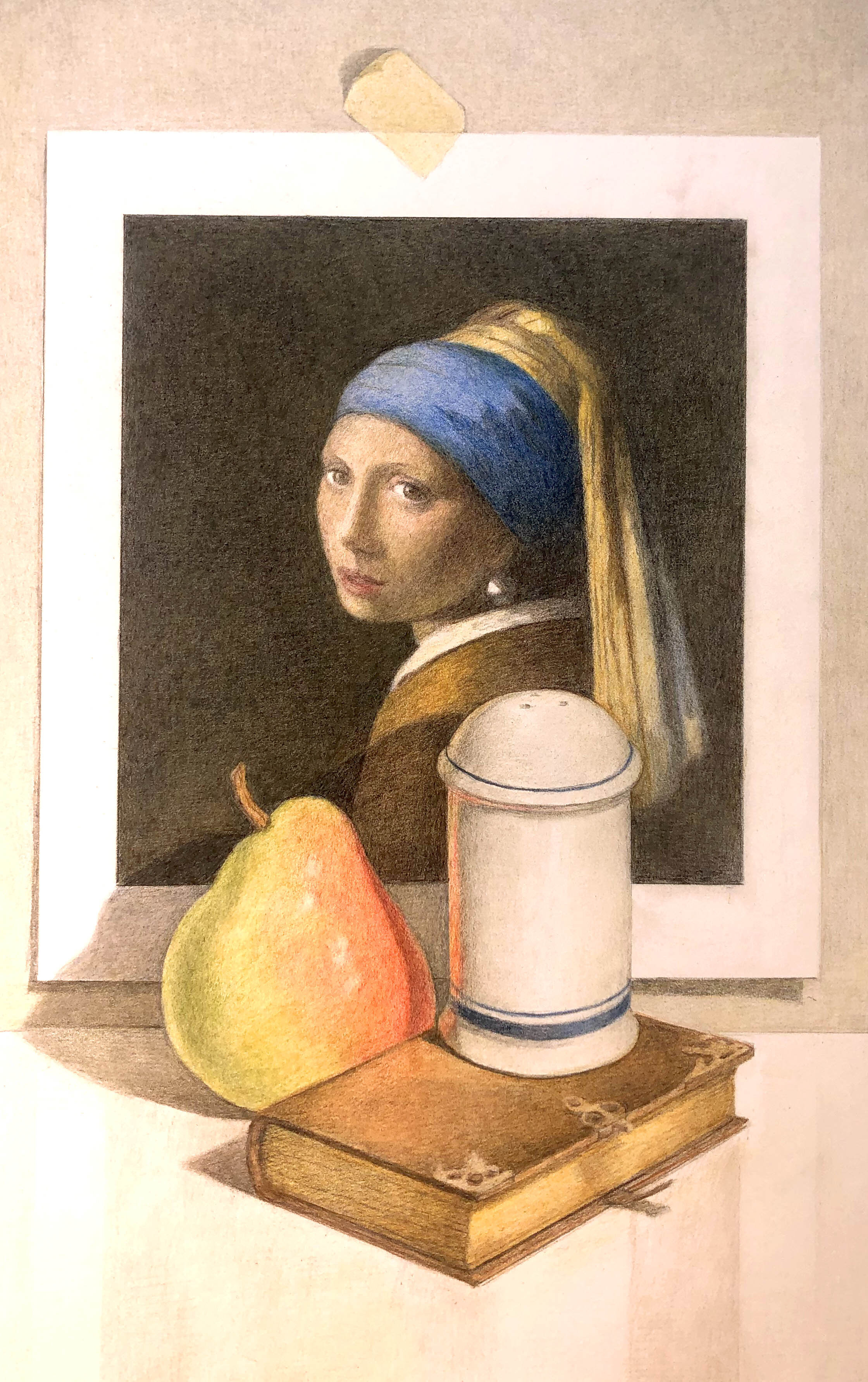 Pear and Shaker with Vermeer (SOLD)