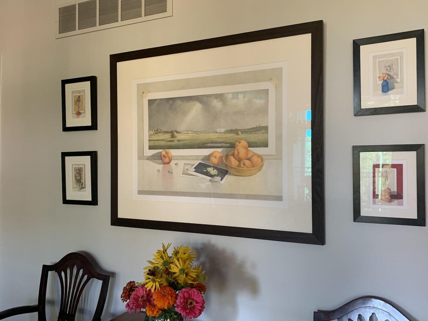 So nice to see a group of my drawings in the home of a St Louis collector. Thank you Isabel!