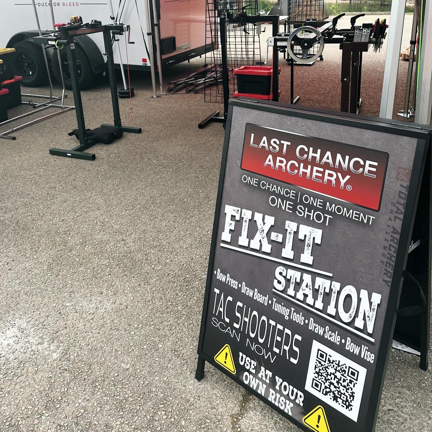 If you&rsquo;re attending this weekends @totalarcherychallenge be sure to check out the Fix-It station. If you need to tune, or have a breakdown, the Fix-It station should have the tools you need to make repairs! 

#lastchancearchery
