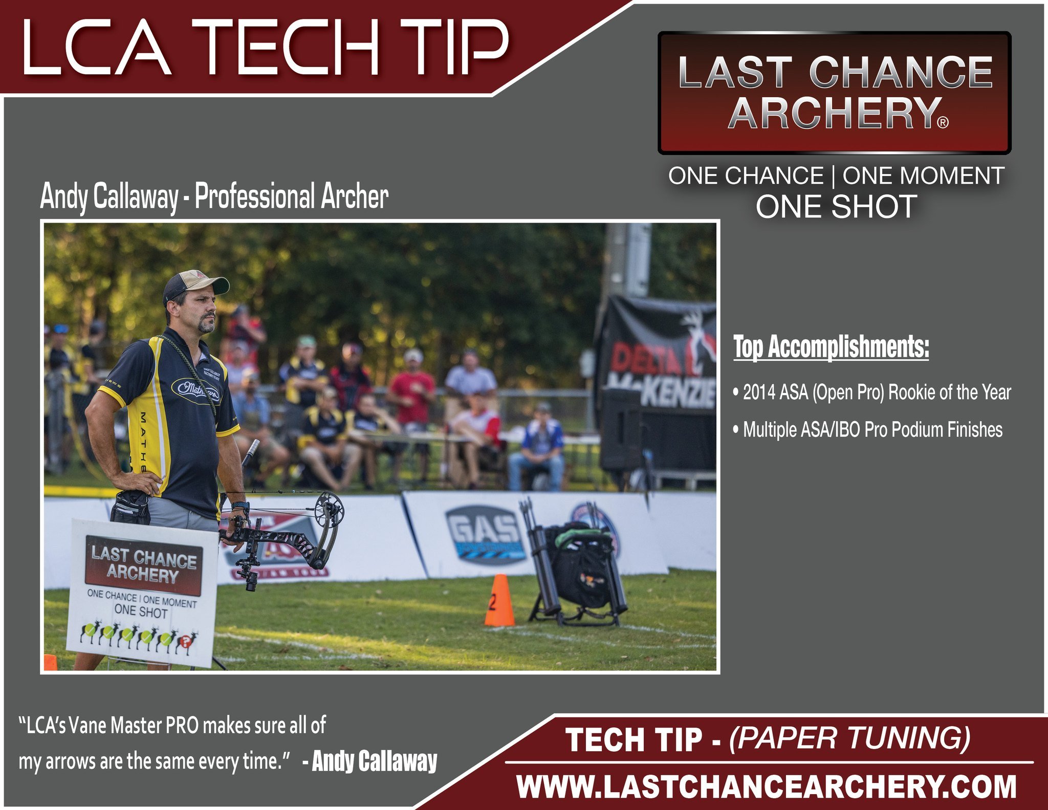 A new LCA Tech Tip is LIVE now! 

LINK: https://lastchancearchery.com/blog-links

You can copy and paste the above link into any web browser, or simply visit the LCA website. From the main header, select &ldquo;Tech Tips.&rdquo; This tip, packed with