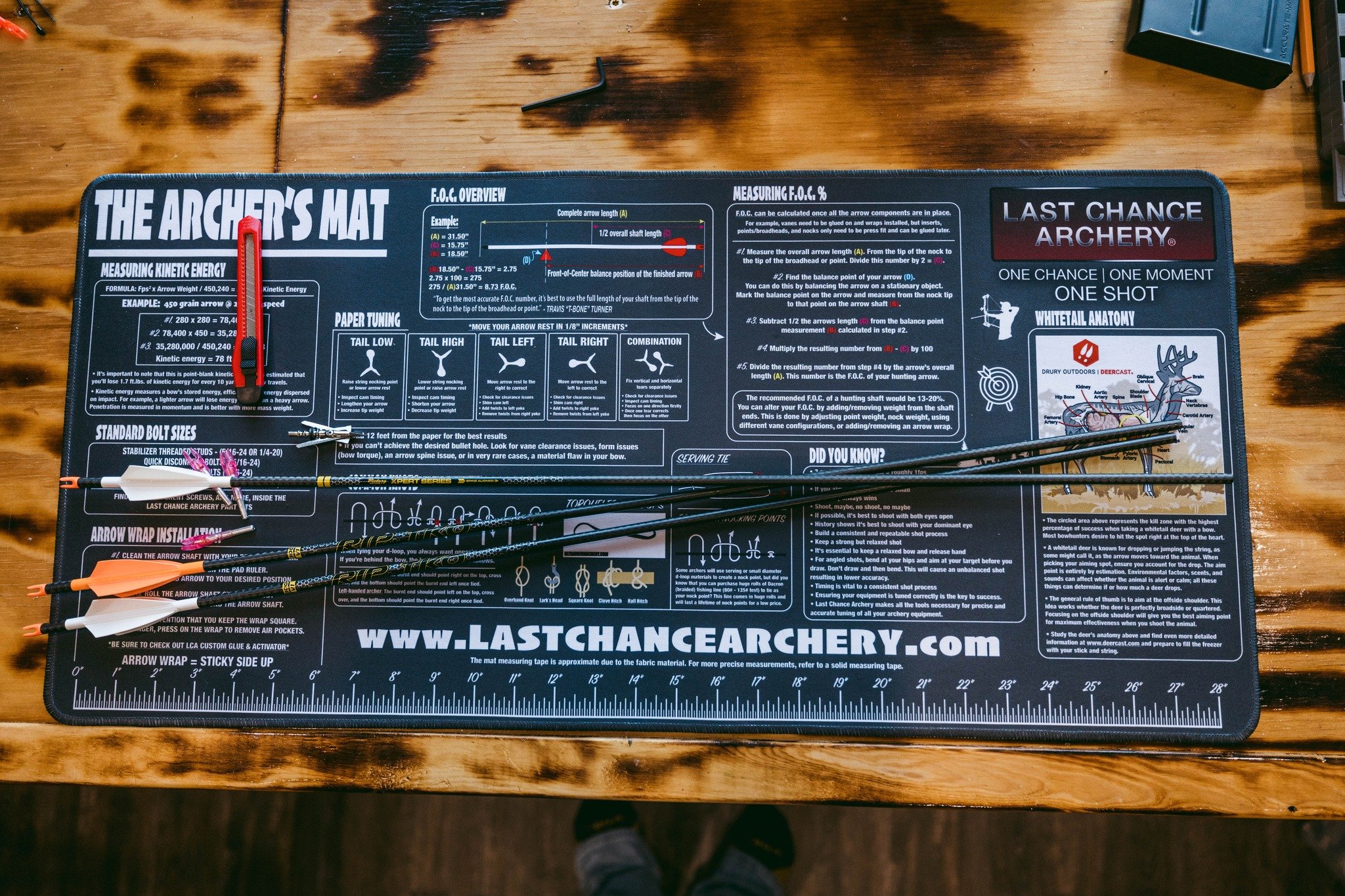Sometimes, the best products are the simplest products. Check out The Archer's Mat today!! 

#archerytools #archery #tuning #bestarcherytools #lastchancearchery