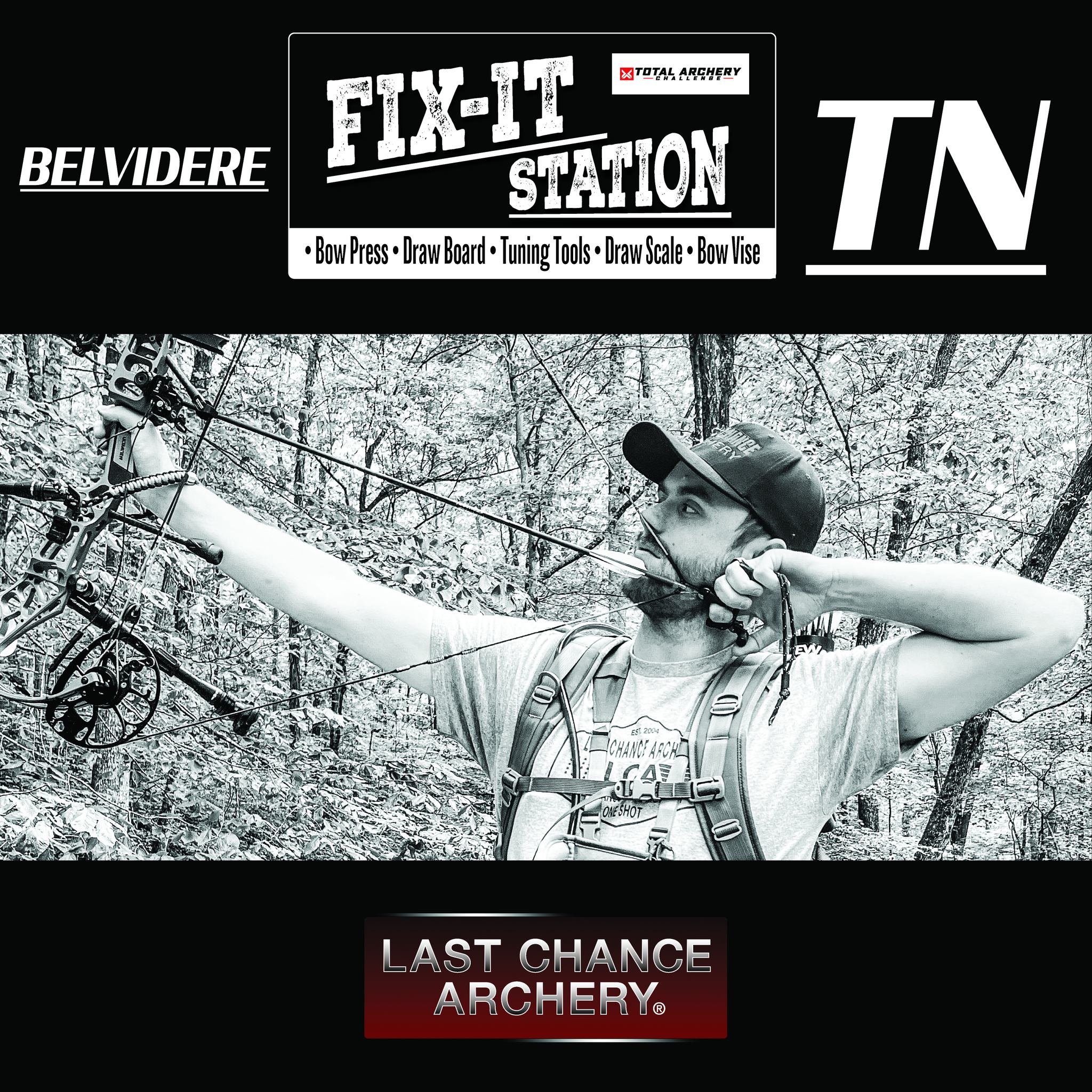 If you're attending the TAC event this weekend in TN, be sure to visit the LCA Fix-It Station for any last-minute tuning. Using the station is free for all archers attending the event!
#lastchancearchery #totalarcherychallenge