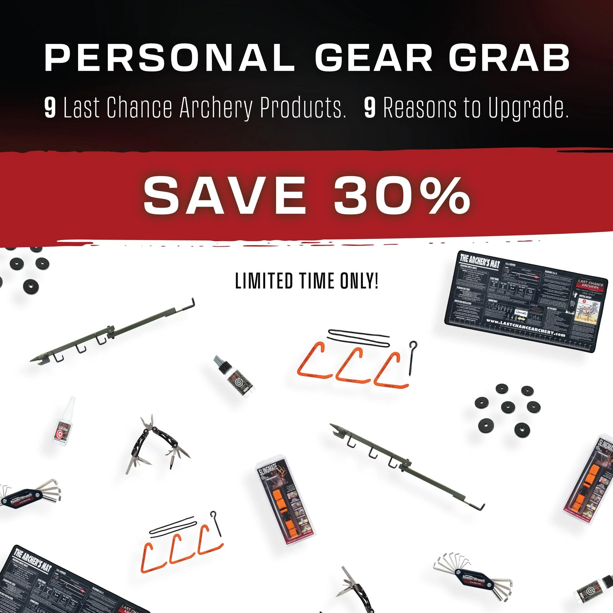 π― Gear Up & Save BIG! π―
It’s time to lock in the ultimate Personal Gear Grab — 9 must-have LCA products at a massive 30% OFF!
From pro-level tools to everyday essentials, this is your shot to upgrade without breaking the bank.
π