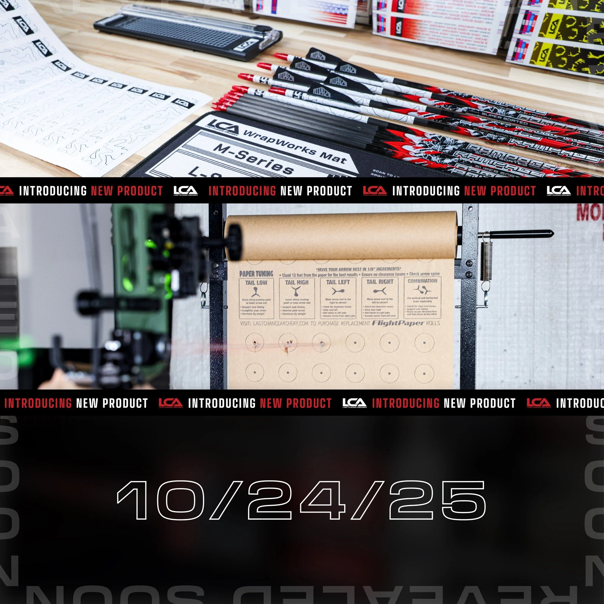 Three weeks. Three reveals.
The final reveal drops this Friday, 10/24, at 12PM EST.
Precision. Accuracy. Elevated.
Join our email list at lastchancearchery.com for early access.
#lastchancearchery