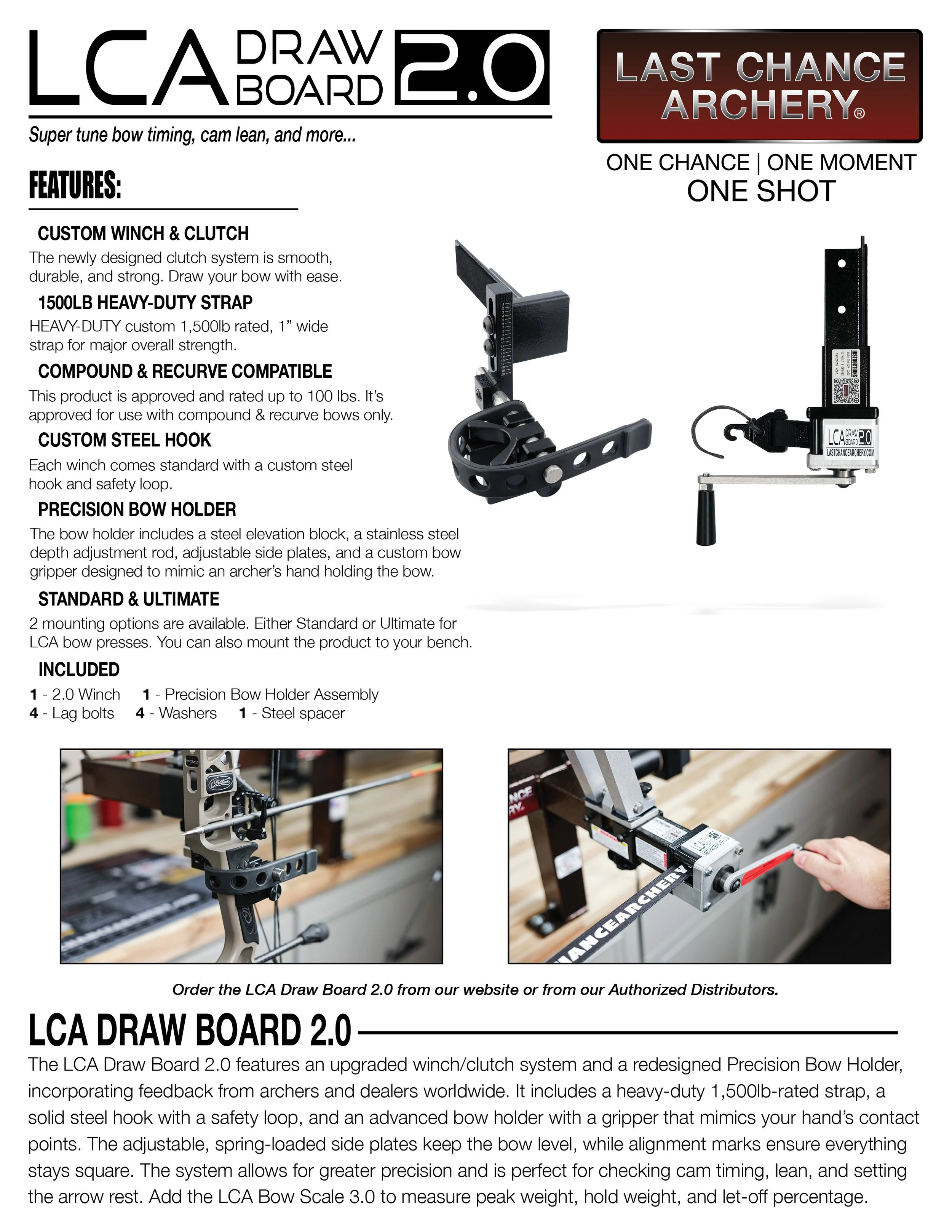 Precision Bow Gripper LCA Precision Bow Holder Ultimate - Professional ...