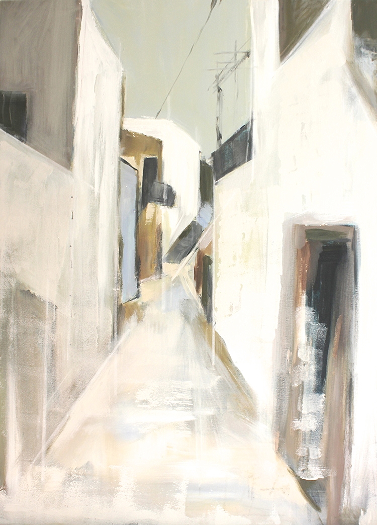 "Untitled Paros" 48X36 IN Acrylic & Oil on Canvas SOLD