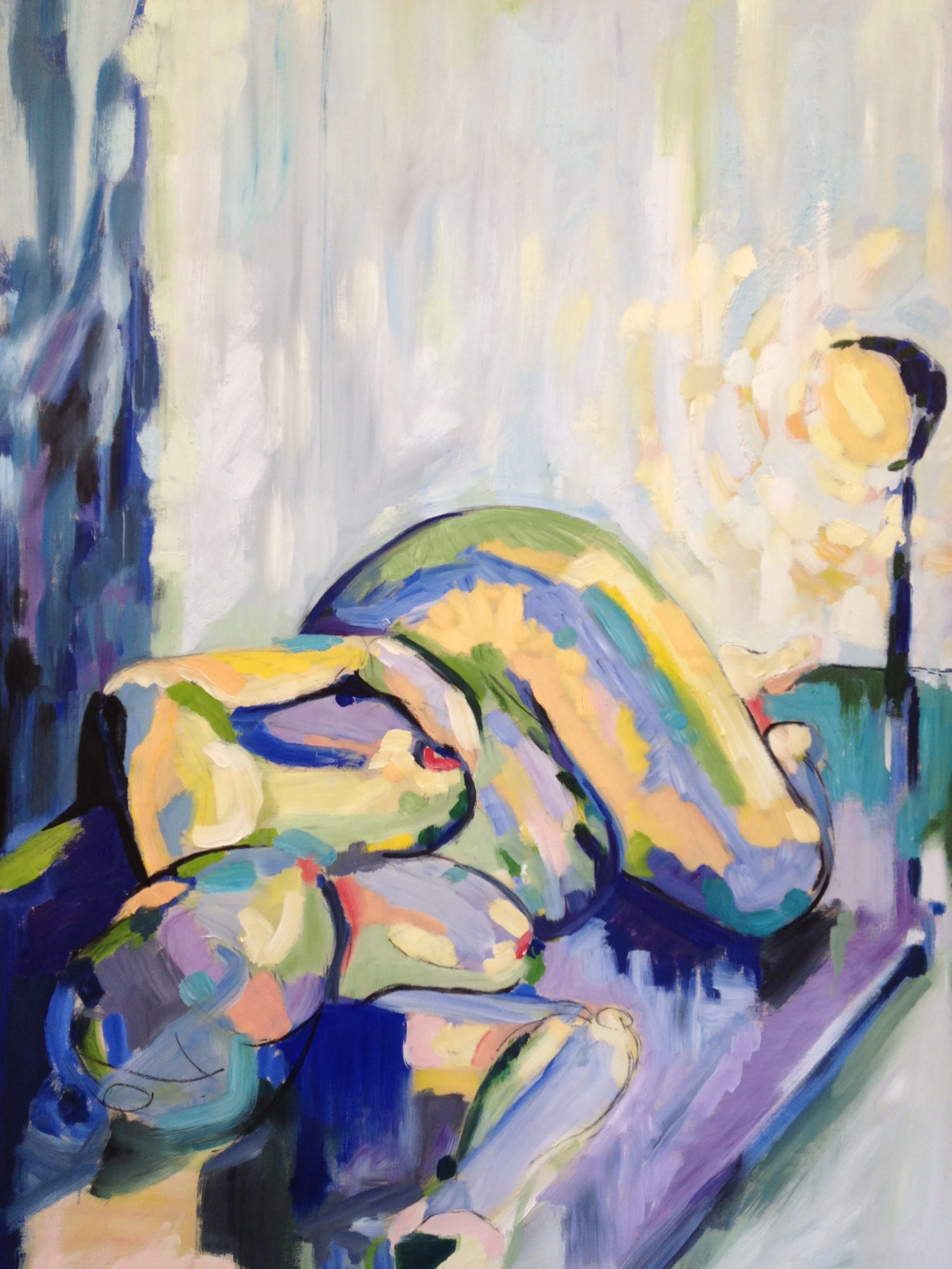 "Model Light" 36X24 IN Oil on Panel $2,800