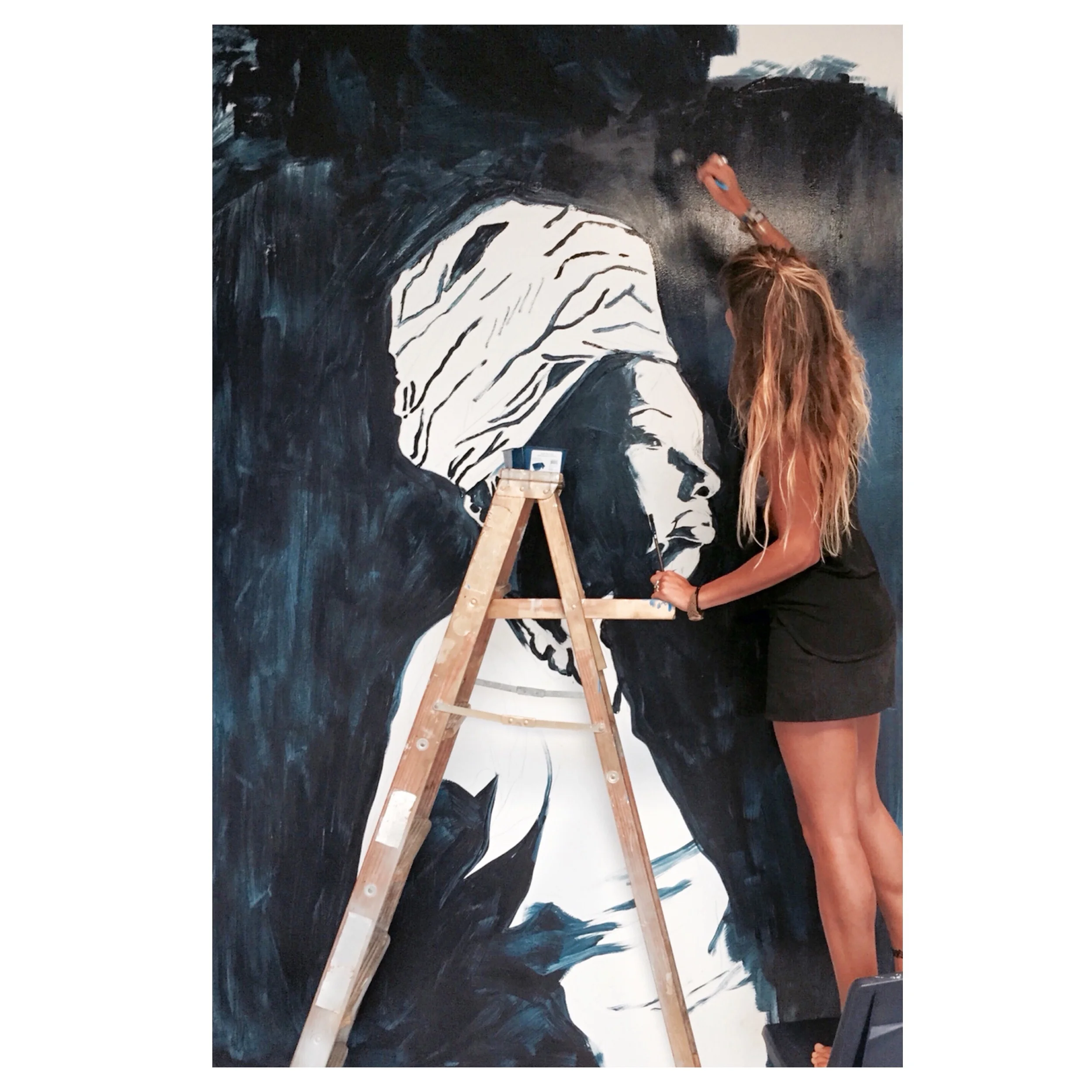 "Maya Angelou" KPP Belive Primary School Donation. New Orleans LA (collaboration with Charly Malpass)