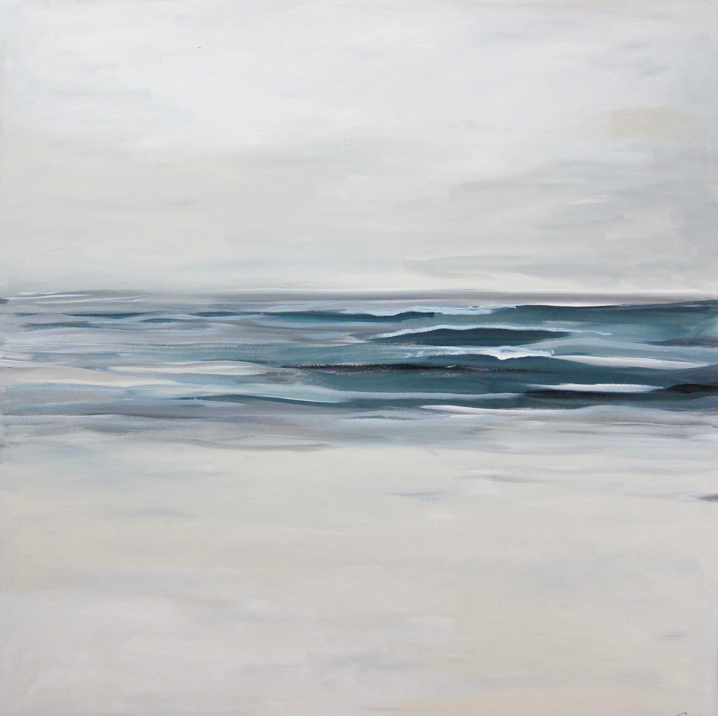 "Thousand Oceans" 53X53 IN Acrylic on Canvas Sold