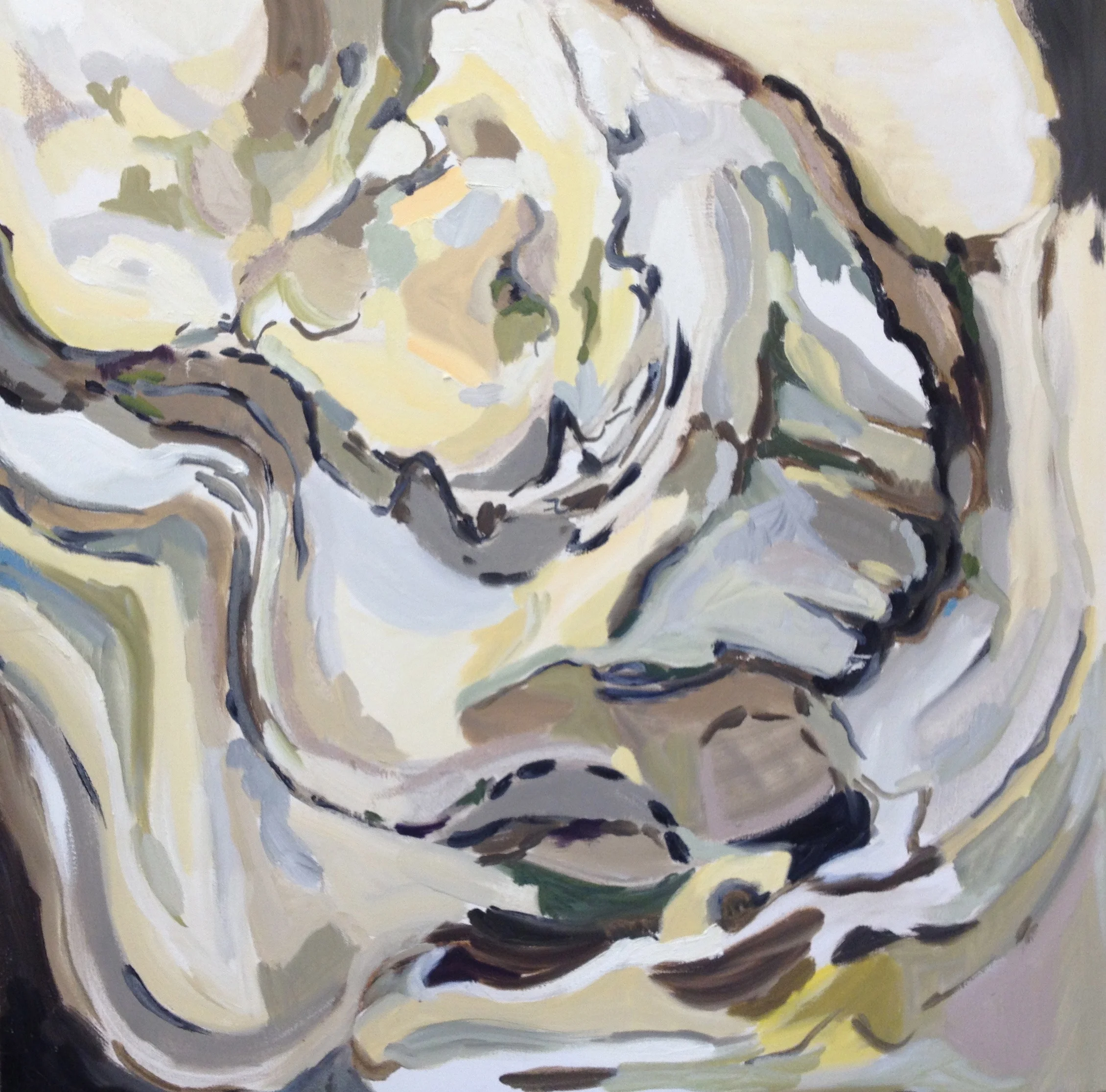 "Oysters" 36X36 IN Oil on Canvas SOLD