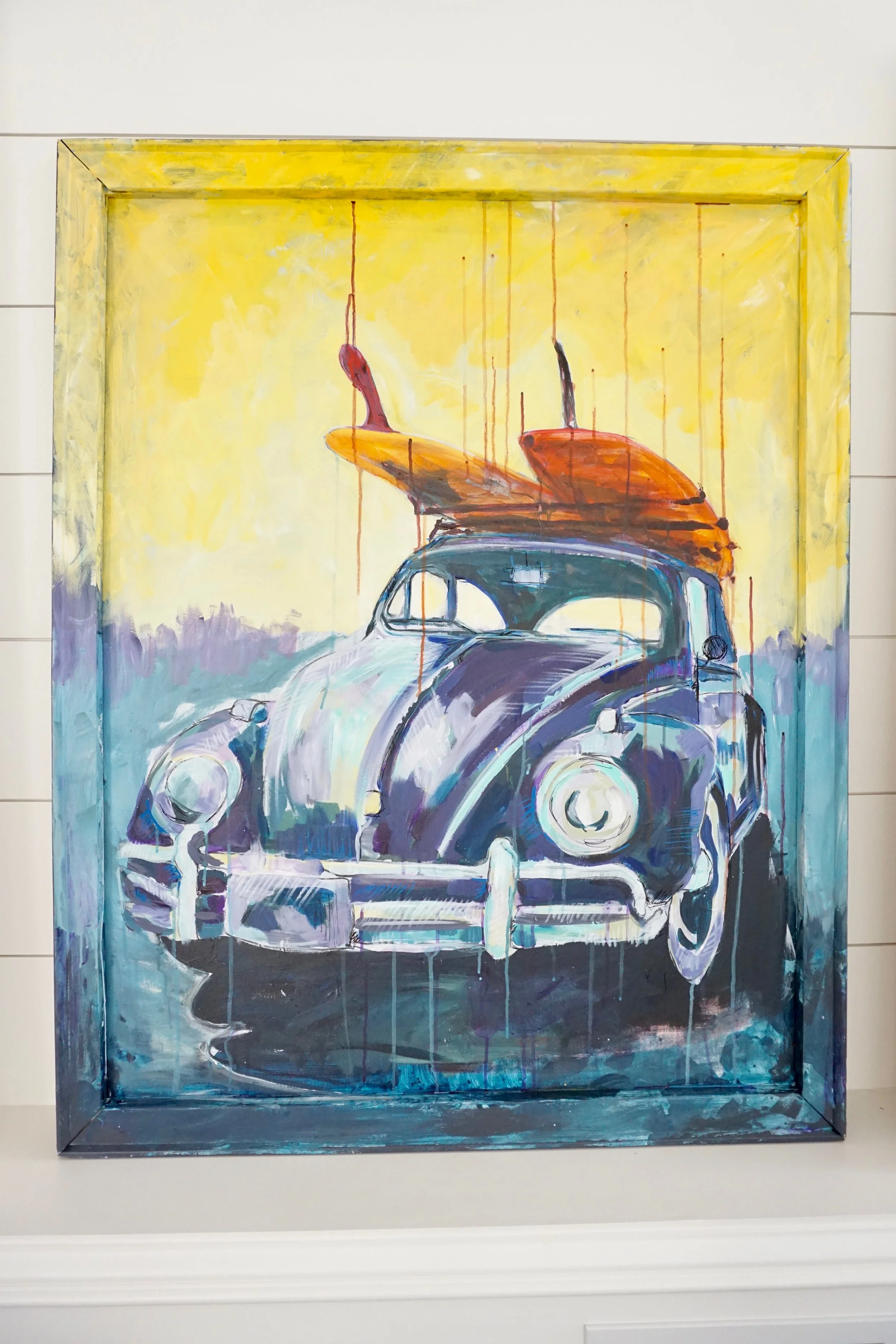 "Dawn Patrol II" Acrylic on Canvas FOR SALE $3,800