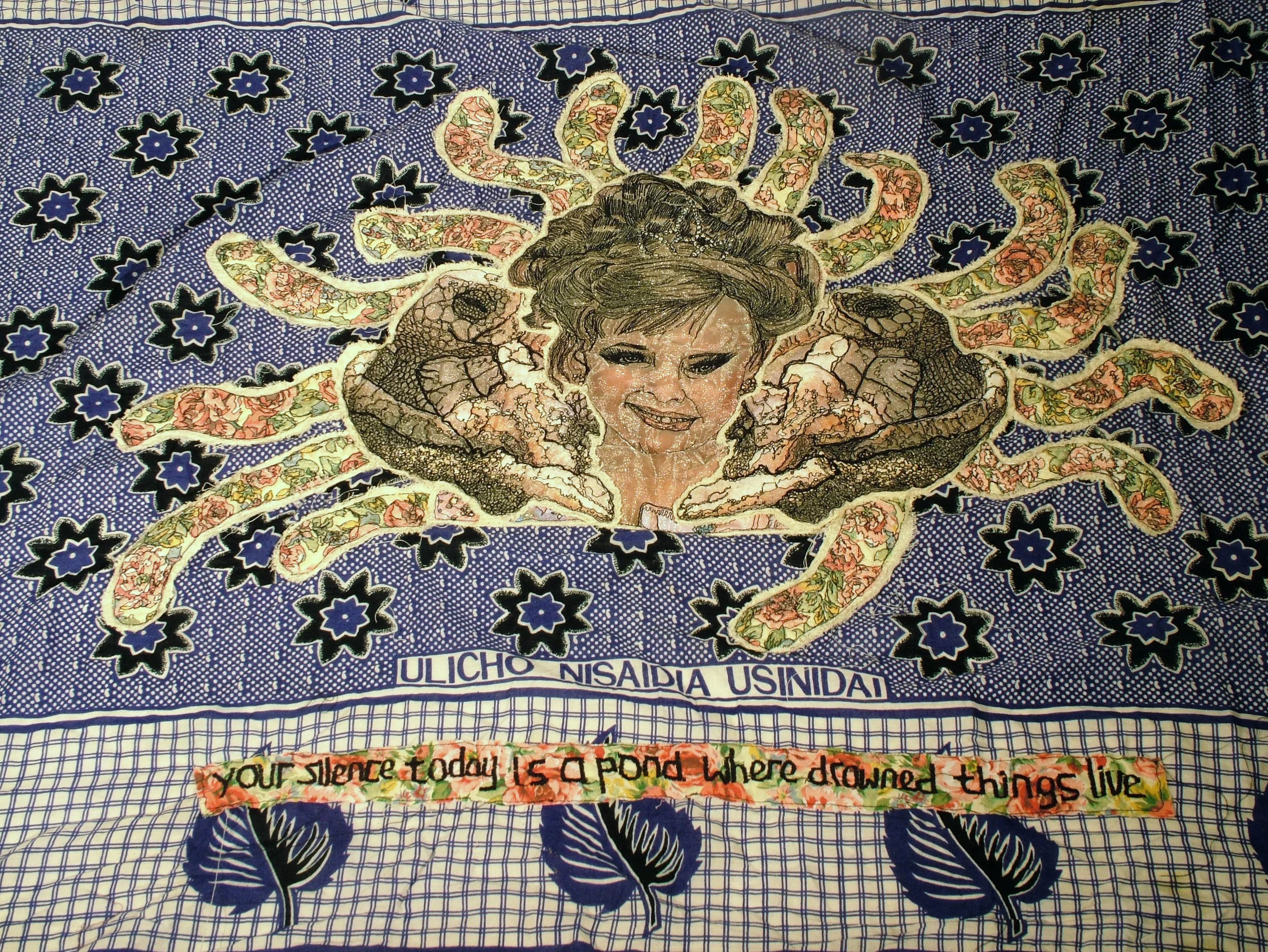Your silence today is a pond where drowned things live. detail no. 2.