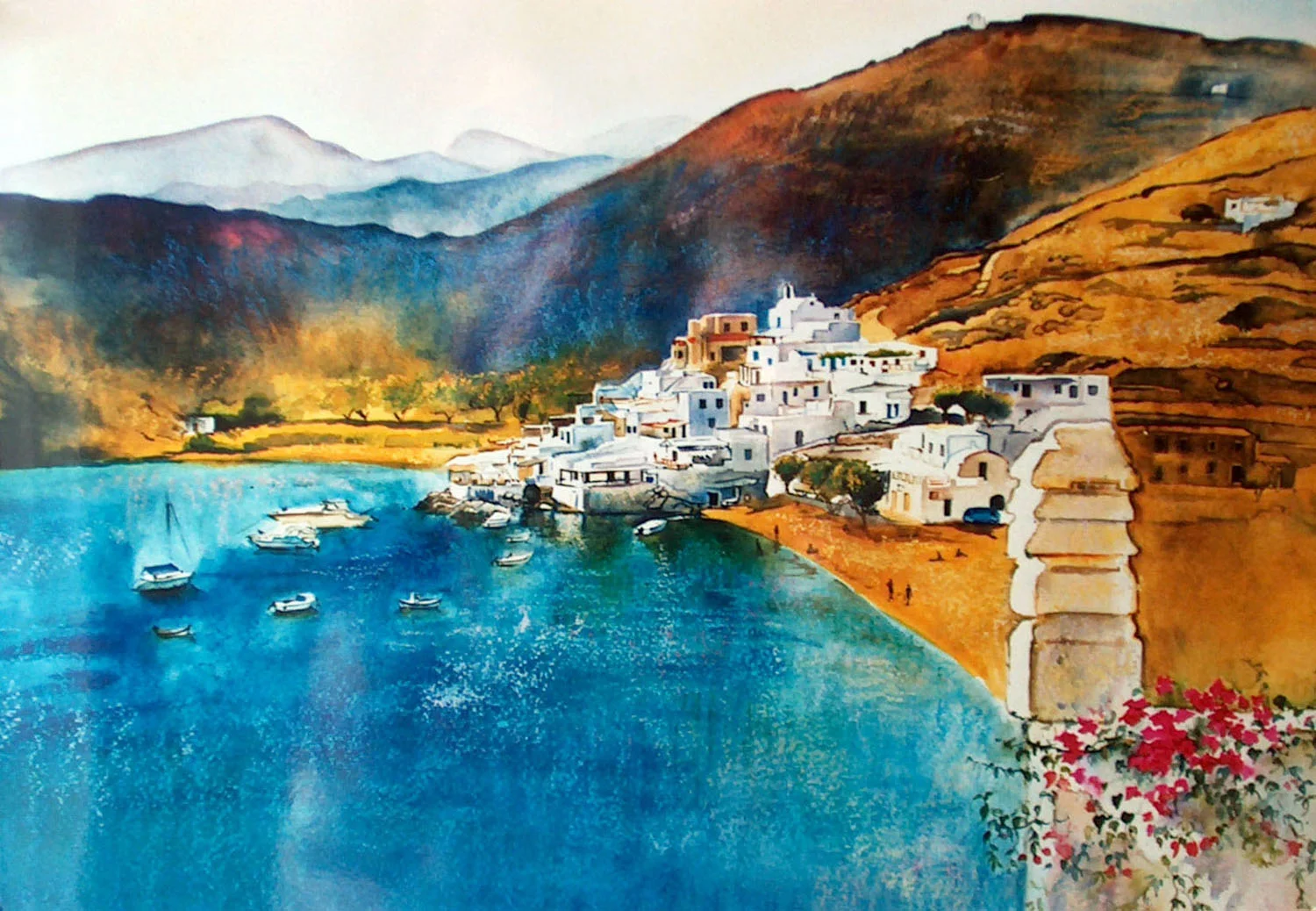 Faros Bay, Sifnos, Greece.