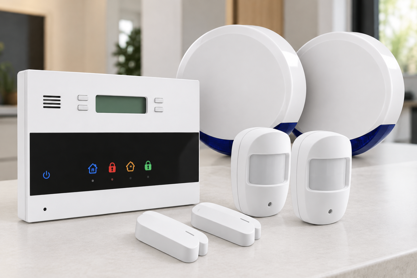 Home security alarm system for residential properties in Cyprus