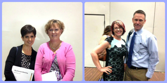 From left to right: Arin Simonyan (Software Support Analyst), Maureen Fitzgerald (St. HOPE Public Schools, Chief Business Officer), Jacque Eischens (Support Analyst Lead – Finance), Roger Van Putten (Dry Creek Elementary School District, Chief Business Officer)