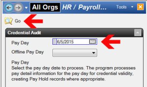 Auditing credentials in Escape Online is a simple two-step process.
