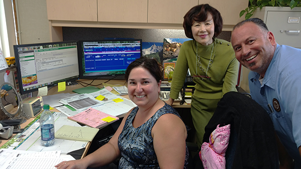 Making the transition from Escape Classic to Escape Online: Sonia Carlos - Nutrition Services Administrative Assistant, Carolynn Yi - Nutrition Services Bookkeeper and Victor Villanueva - Nutrition Services Warehouse Lead Worker