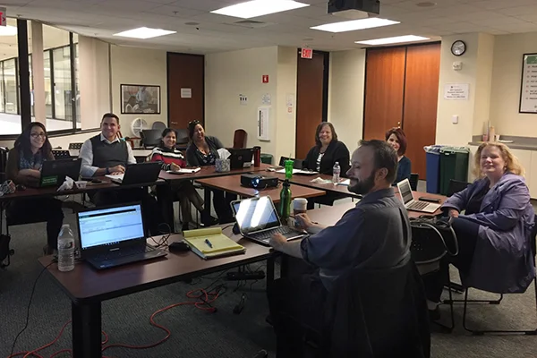 The Oakland USD team at the Overview Training.