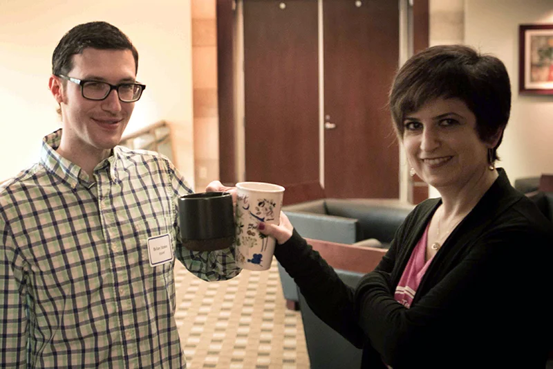 Brian Stokes, HRA Software Support Analyst, and Arin Simonyan, Finance Product Area Manager