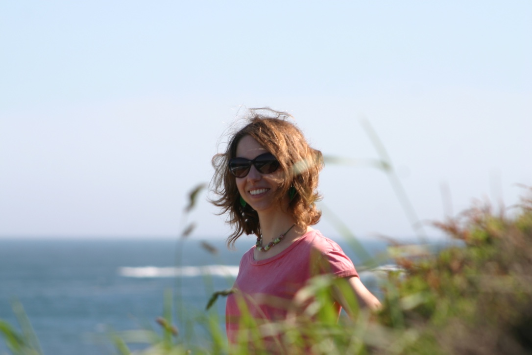 Marie also enjoying the cliffwalk.