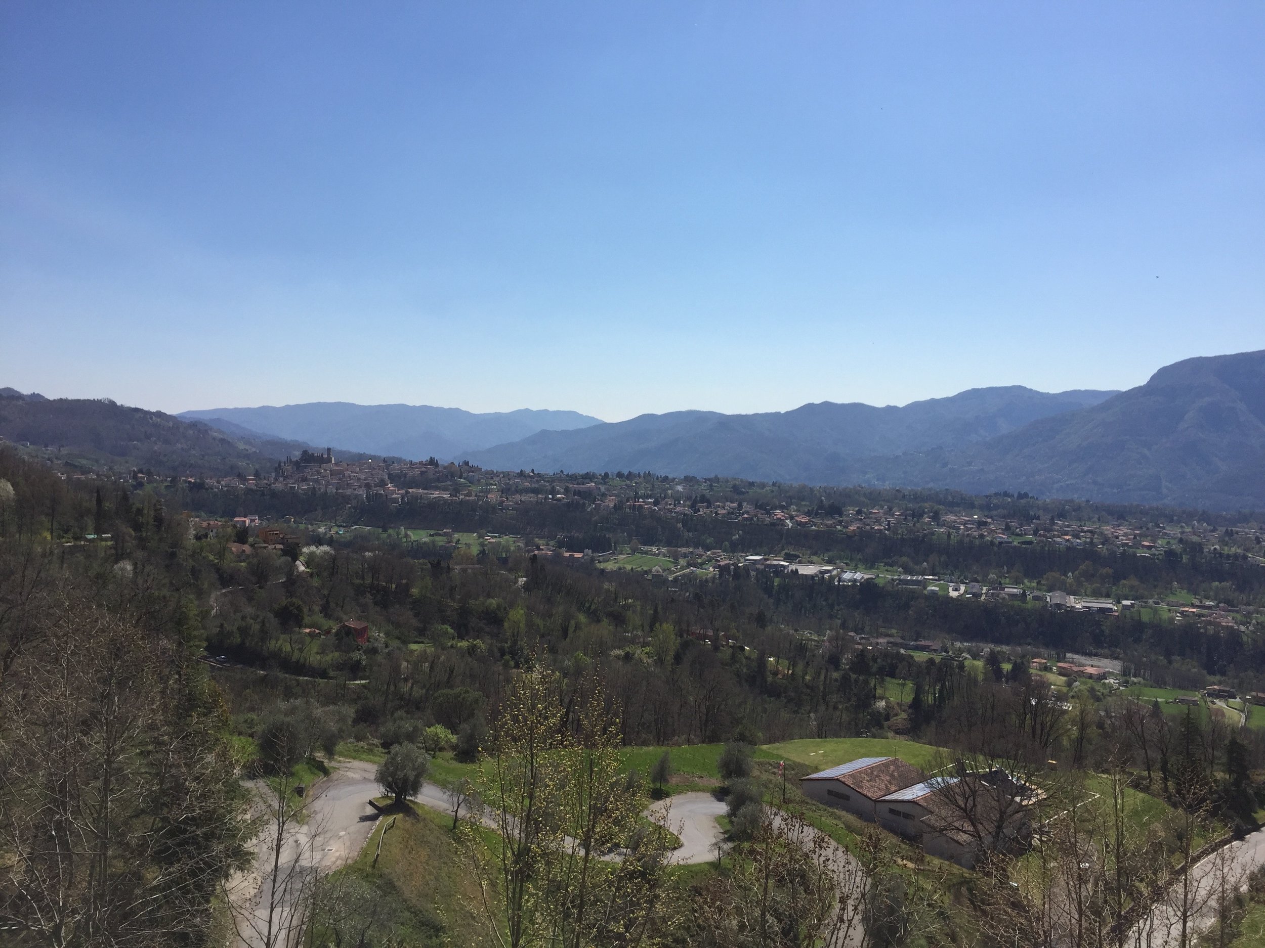 The view from the hotel.