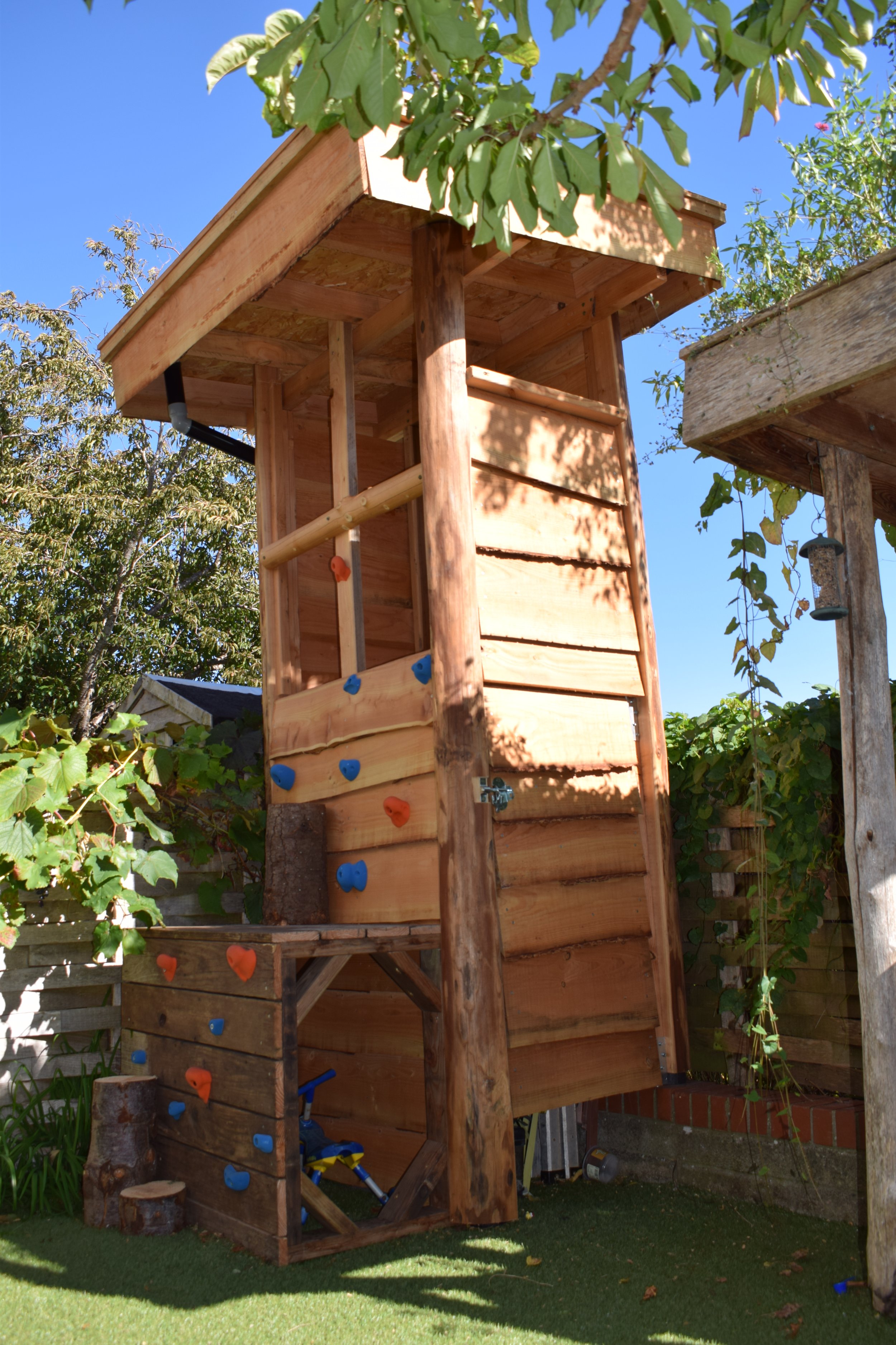 Garden Play Tower and Shed