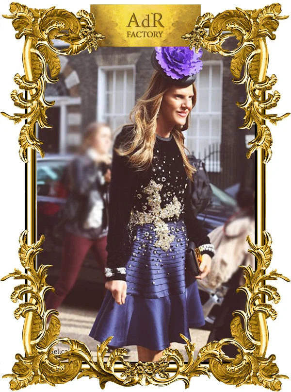 Anna Dello Russo at London Fashion Week