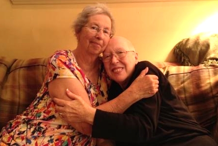 Charlotte and Pat - their final visit