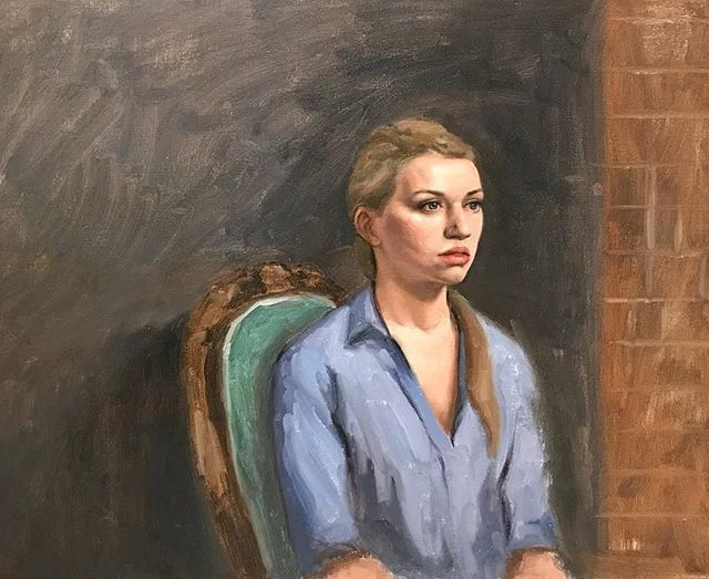 Thinking about working on this one some more. All this was done from life, and when the session ended I stopped, but I’m wondering if I could finish it more from my memory? 🤔 sounds like a fun adventure to me! 😊