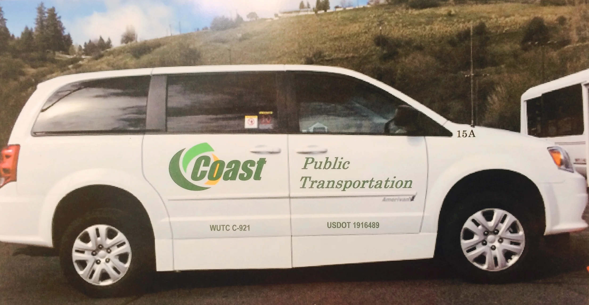 New COAST van purchased by Council on Aging and Human Services through a combination of support from the Washington State Department of Transportation and a grant from EHF's Rural Aging Services Initiative.